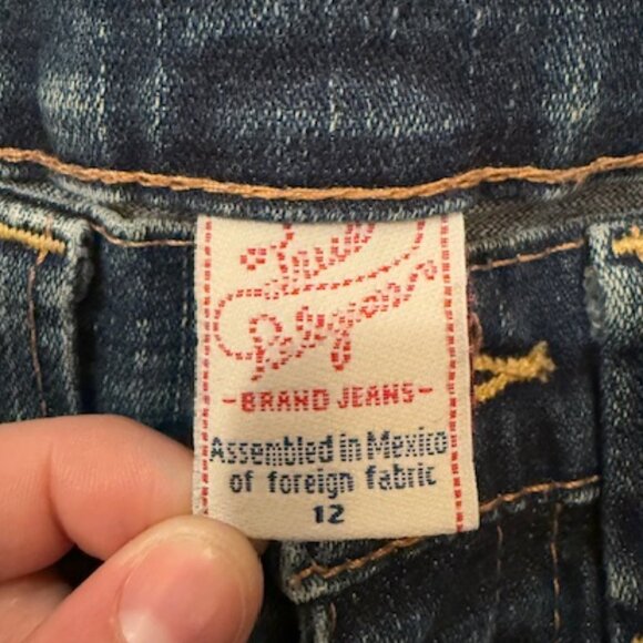 True Religion Girls Straight Leg Jeans - Picture 5 of 6